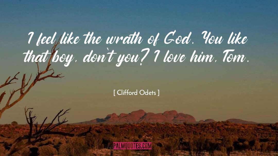 Clifford Odets Quotes: I feel like the wrath
