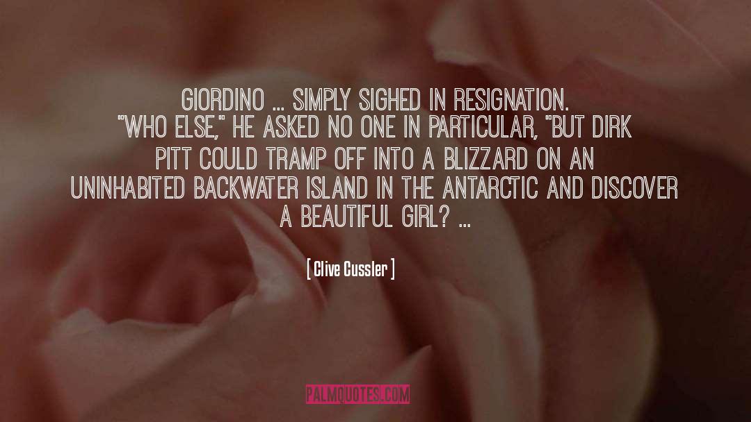 Clive Cussler Quotes: Giordino ... simply sighed in