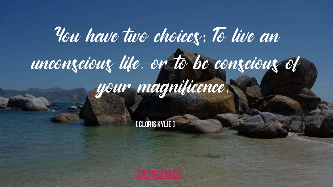 Cloris Kylie Quotes: You have two choices: To