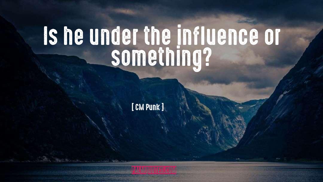 CM Punk Quotes: Is he under the influence