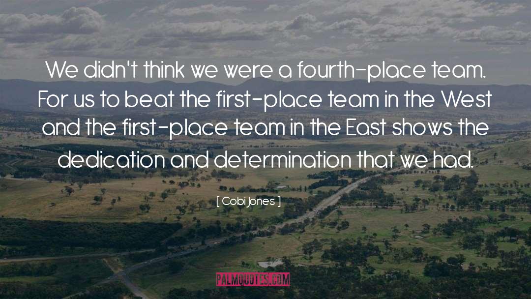 Cobi Jones Quotes: We didn't think we were