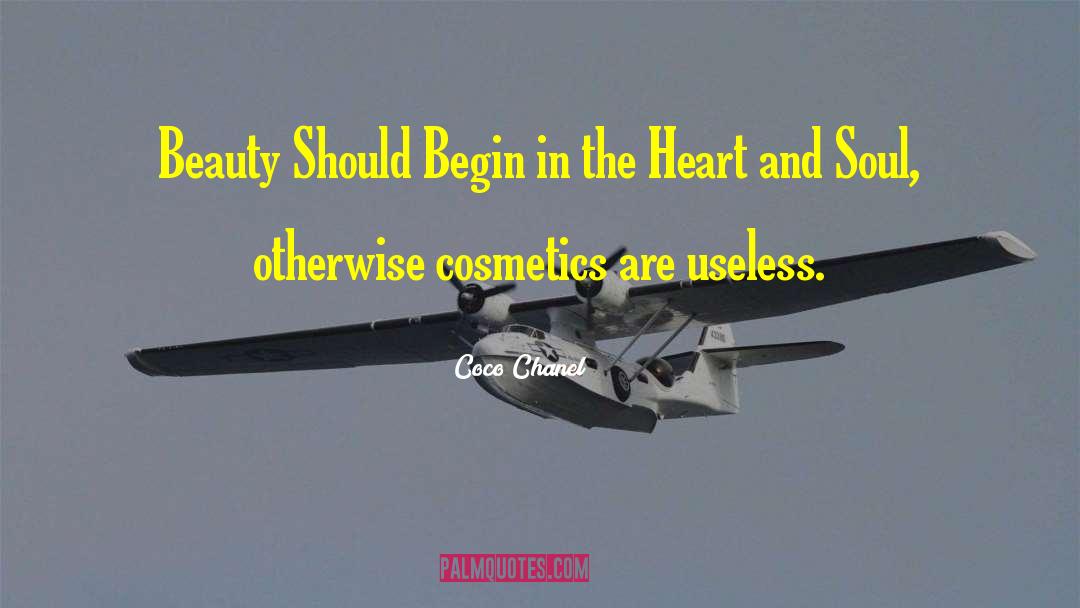 Coco Chanel Quotes: Beauty Should Begin in the