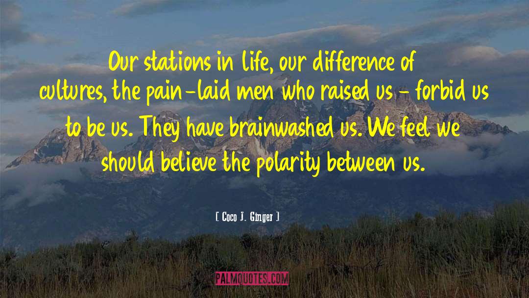 Coco J. Ginger Quotes: Our stations in life, our