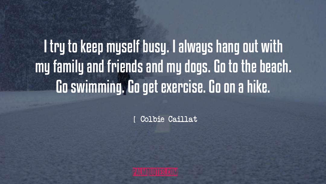 Colbie Caillat Quotes: I try to keep myself