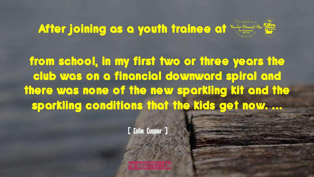 Colin Cooper Quotes: After joining as a youth