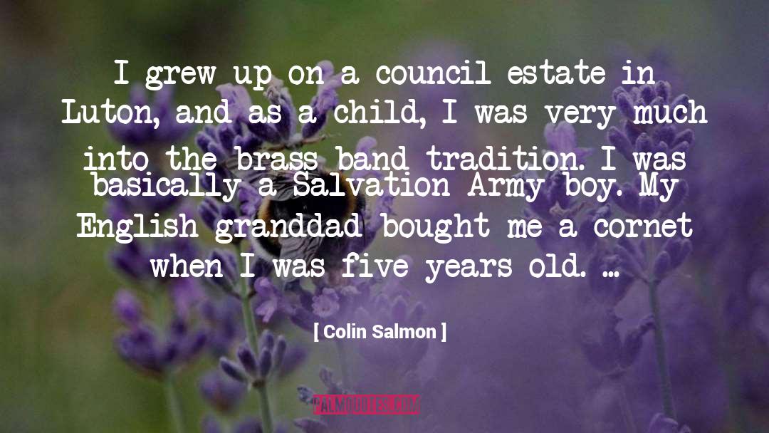 Colin Salmon Quotes: I grew up on a