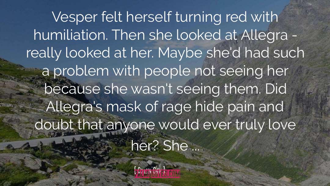 Colleen Chen Quotes: Vesper felt herself turning red