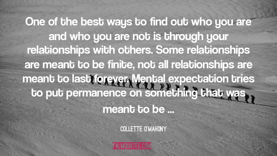 Collette O'Mahony Quotes: One of the best ways
