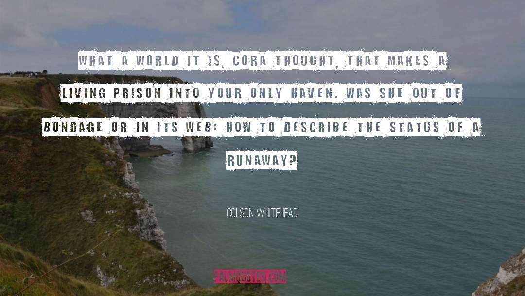 Colson Whitehead Quotes: What a world it is,