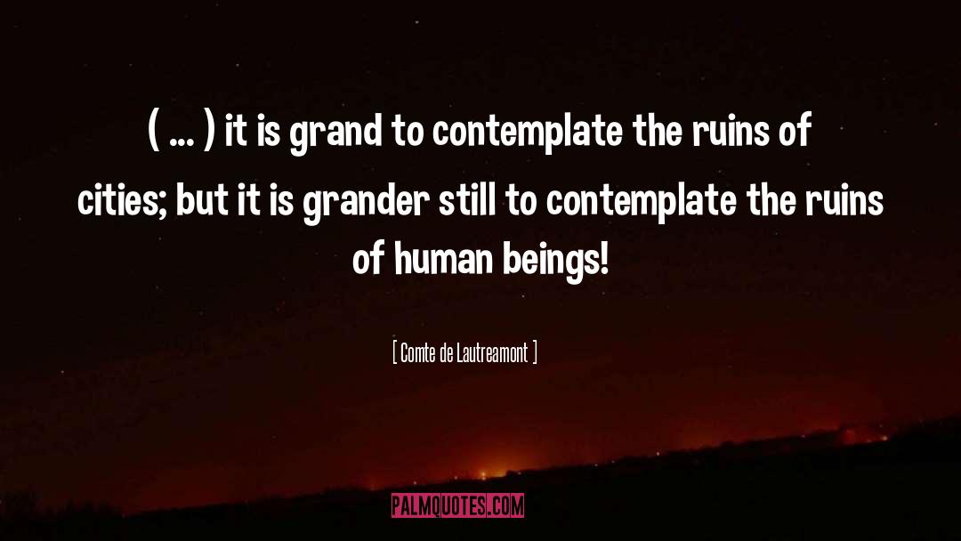 Comte De Lautreamont Quotes: ( ... ) it is