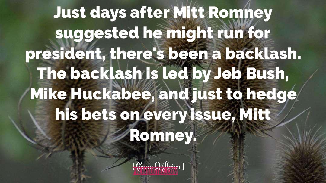 Conan O'Brien Quotes: Just days after Mitt Romney