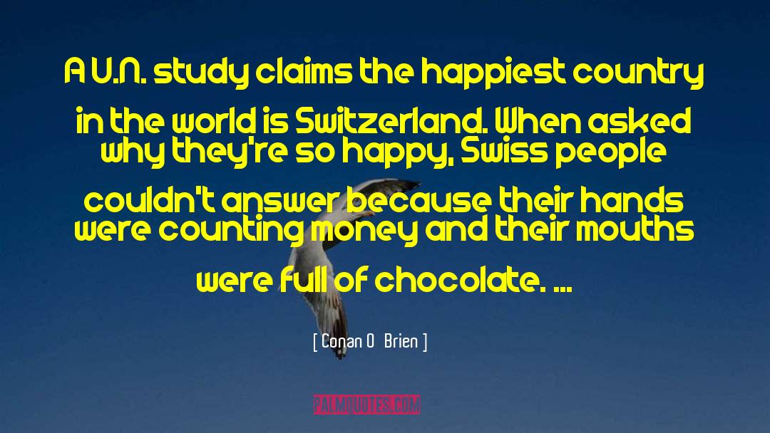 Conan O'Brien Quotes: A U.N. study claims the