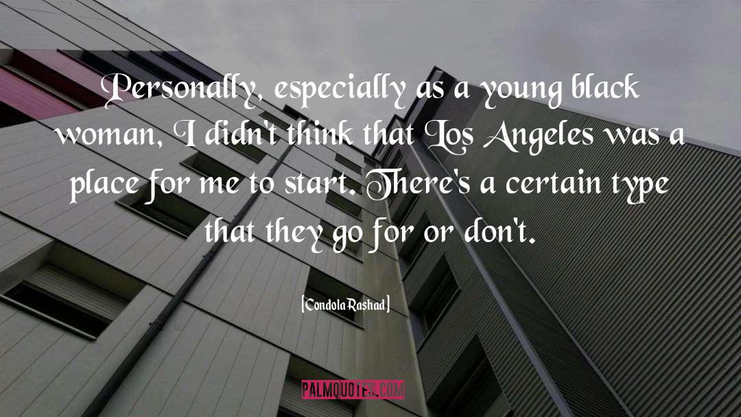 Condola Rashad Quotes: Personally, especially as a young