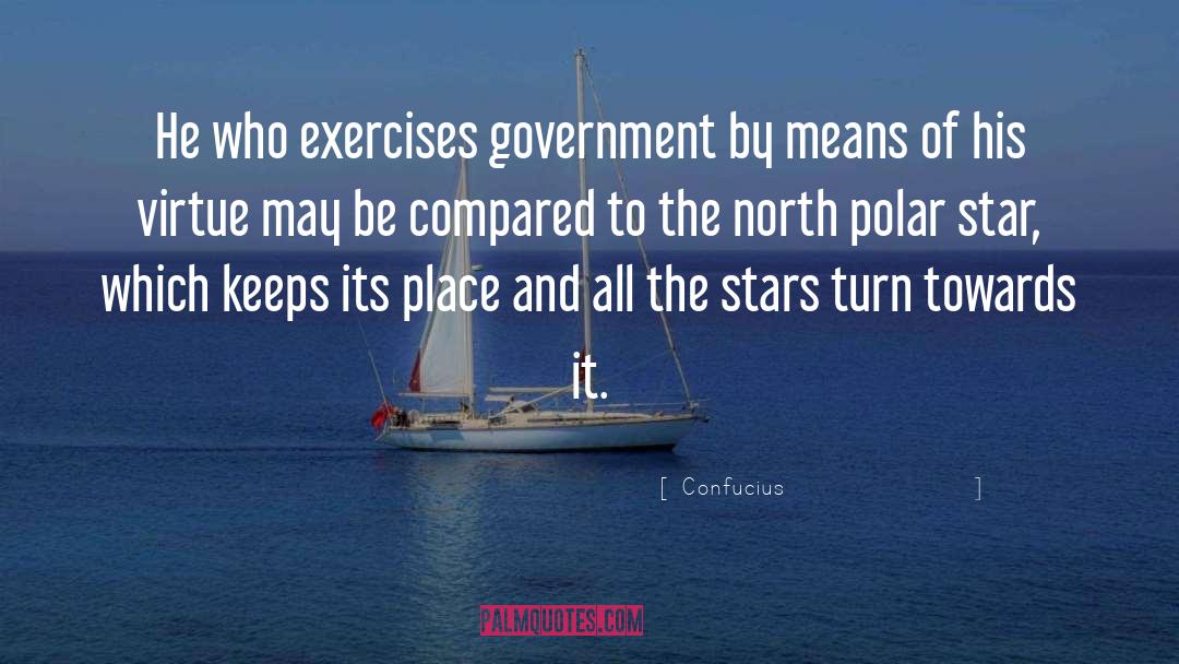 Confucius Quotes: He who exercises government by