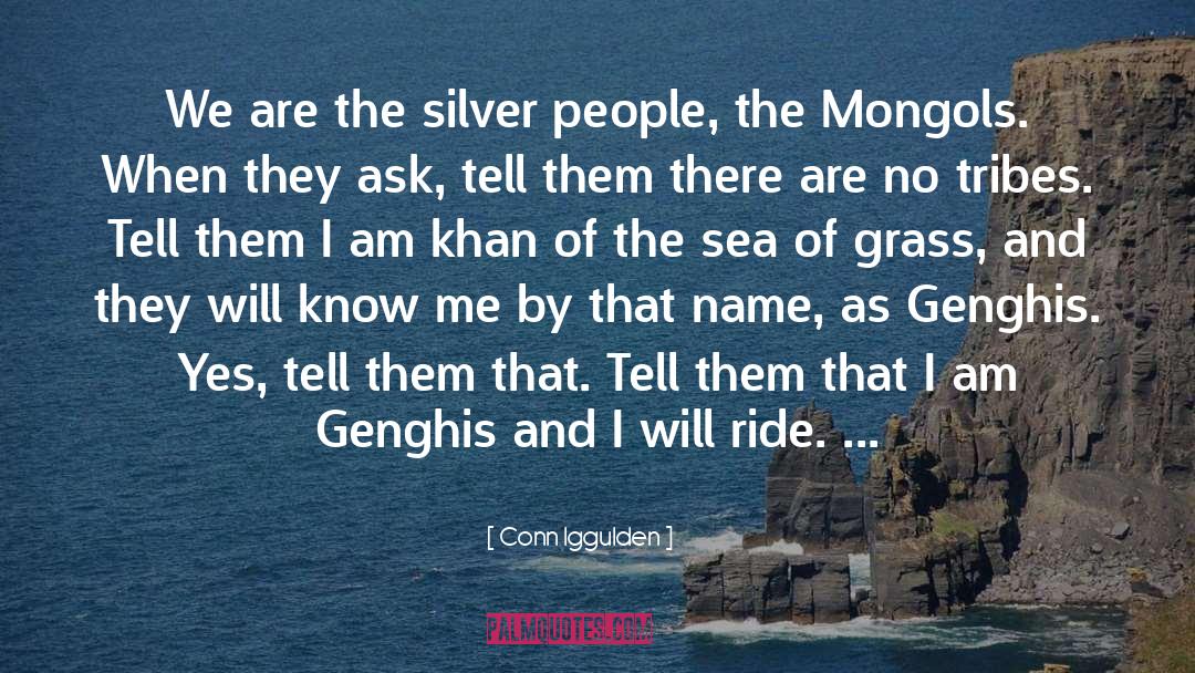 Conn Iggulden Quotes: We are the silver people,