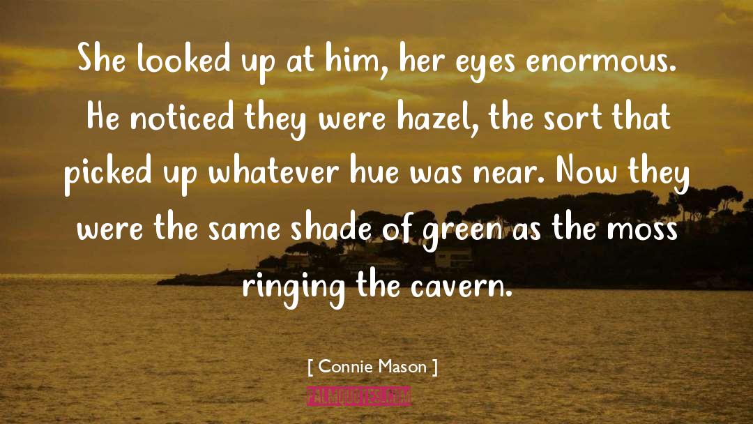 Connie Mason Quotes: She looked up at him,