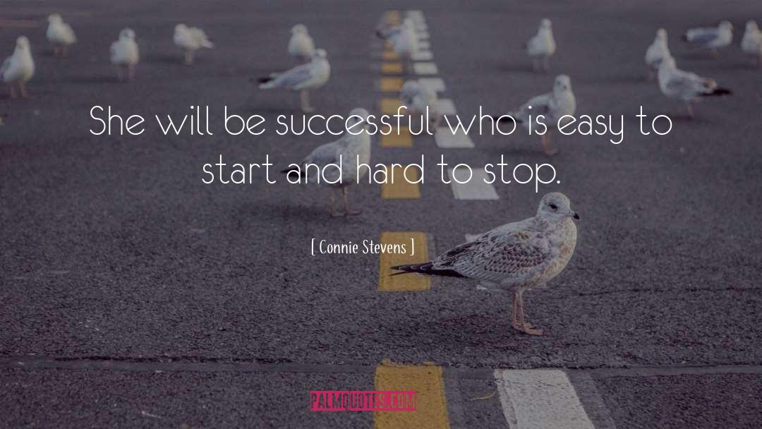 Connie Stevens Quotes: She will be successful who