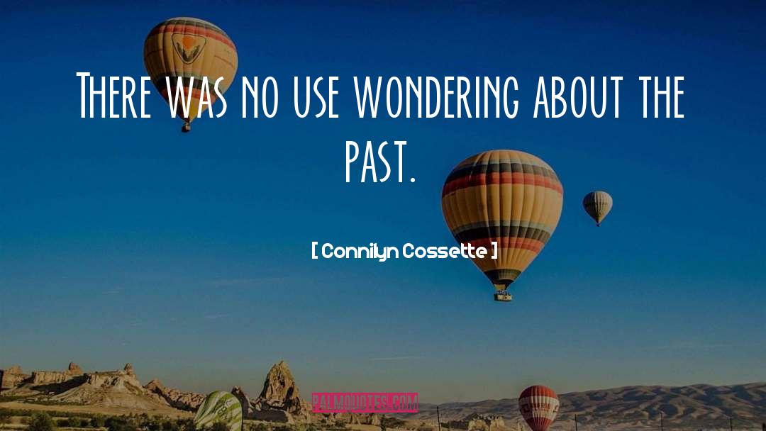 Connilyn Cossette Quotes: There was no use wondering