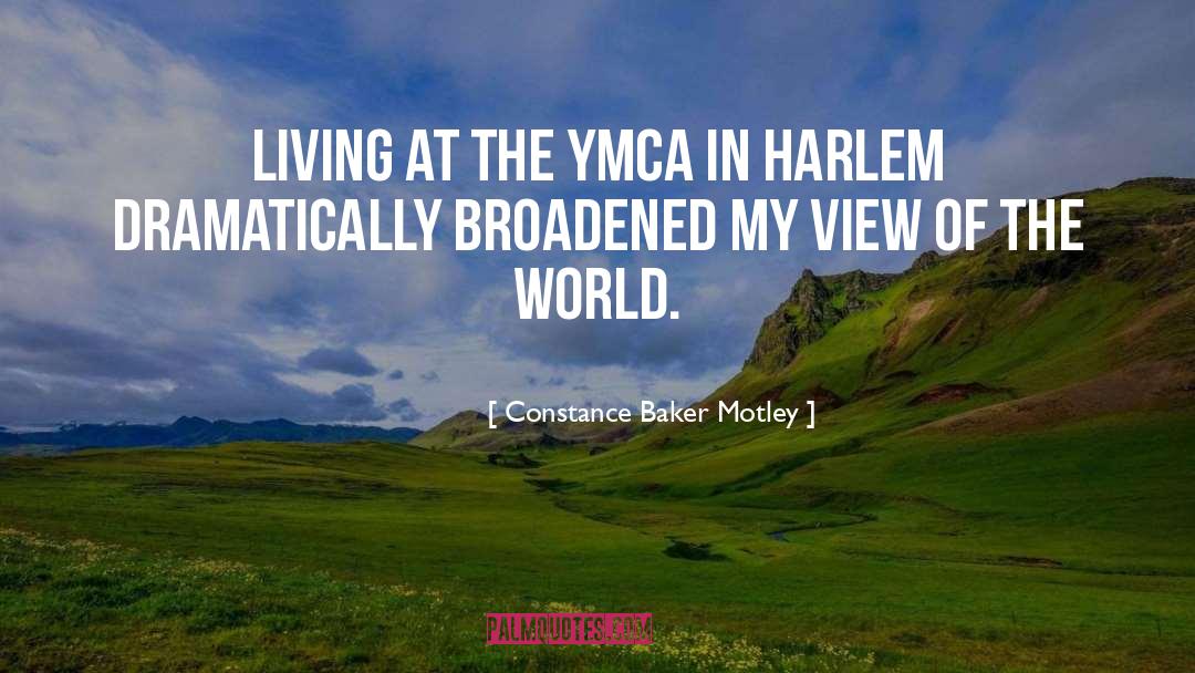 Constance Baker Motley Quotes: Living at the YMCA in