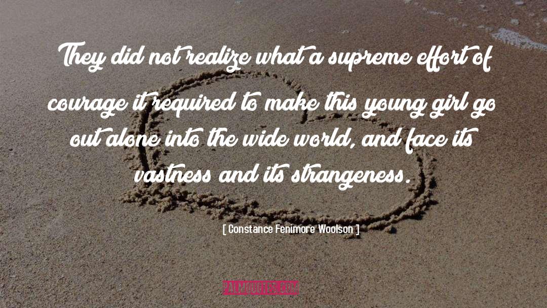 Constance Fenimore Woolson Quotes: They did not realize what