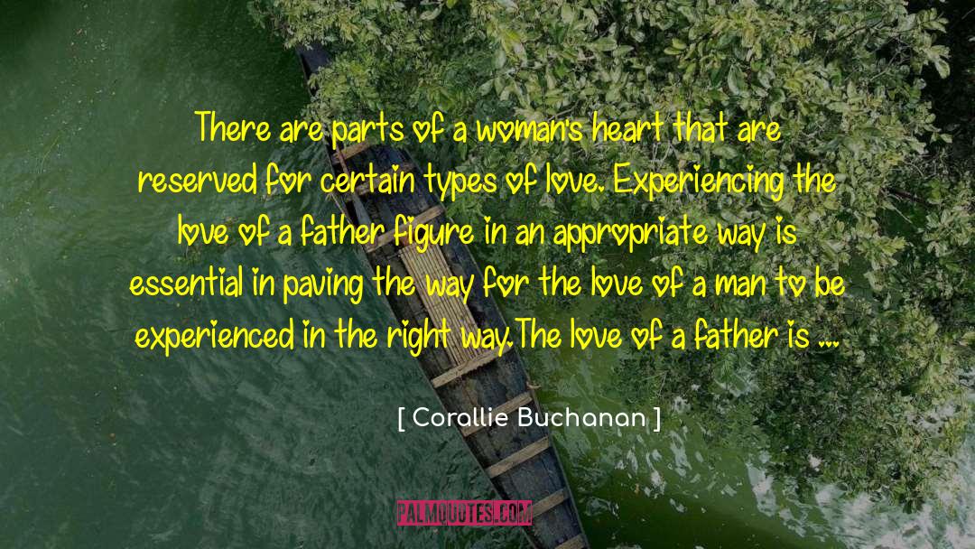 Corallie Buchanan Quotes: There are parts of a