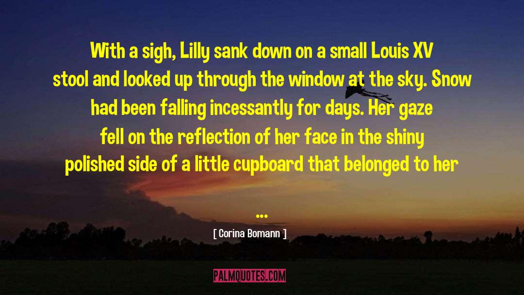 Corina Bomann Quotes: With a sigh, Lilly sank