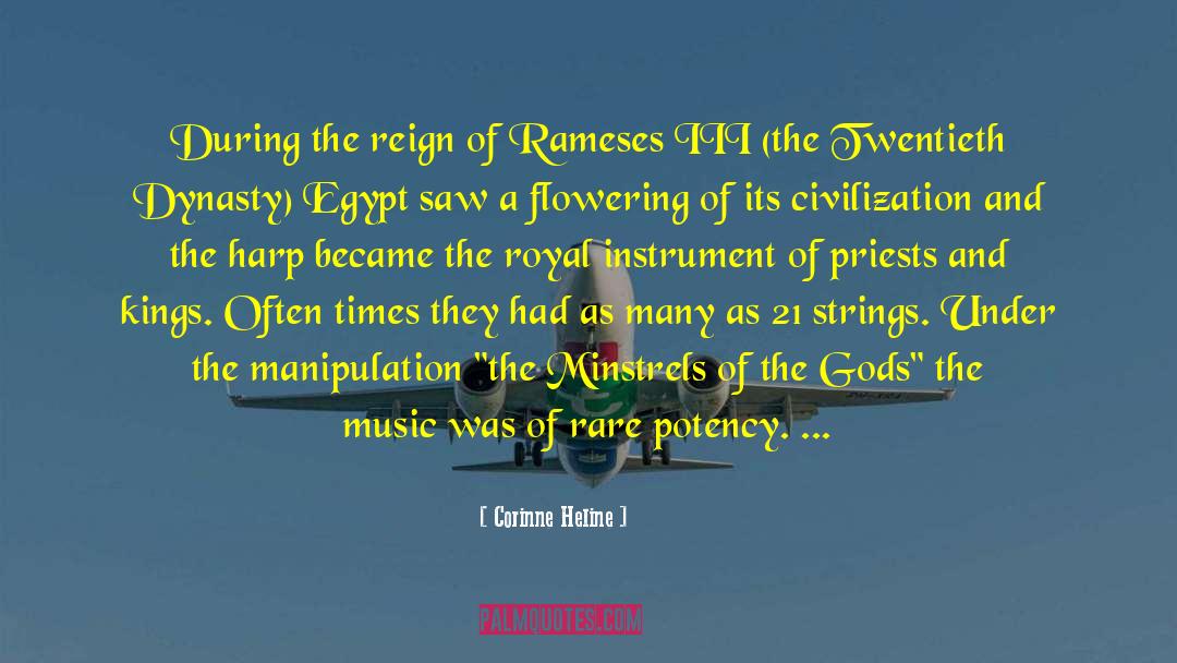 Corinne Heline Quotes: During the reign of Rameses