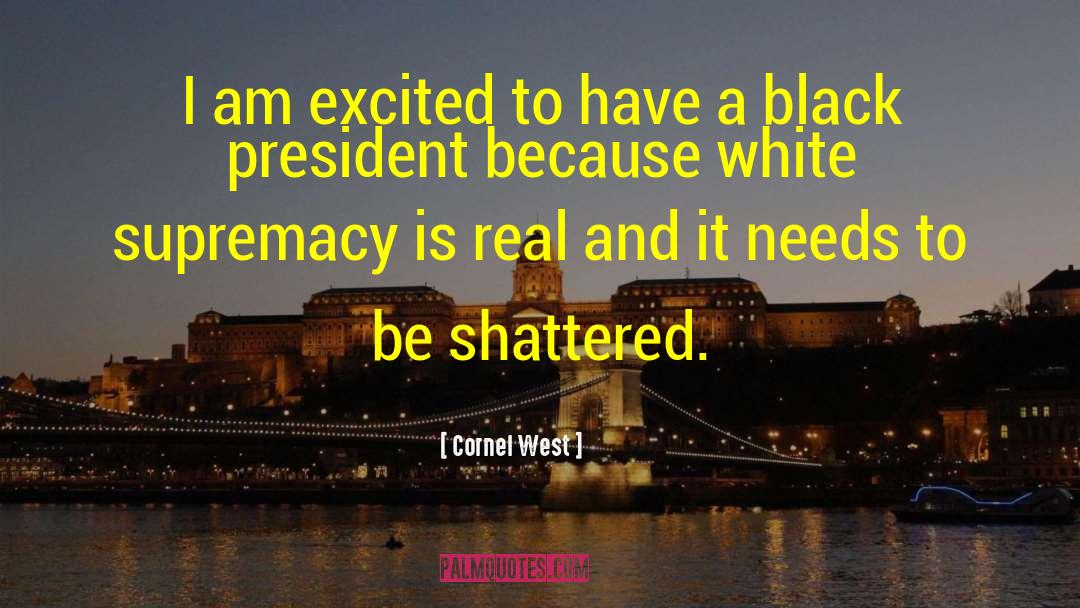 Cornel West Quotes: I am excited to have