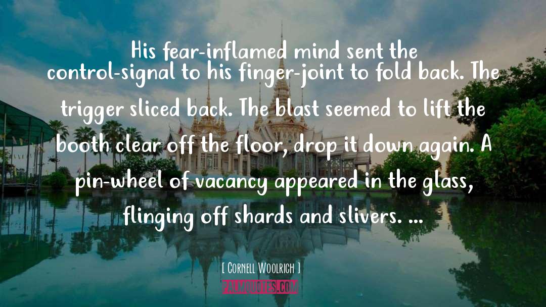 Cornell Woolrich Quotes: His fear-inflamed mind sent the