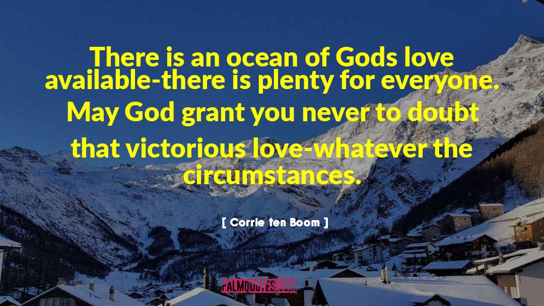 Corrie Ten Boom Quotes: There is an ocean of