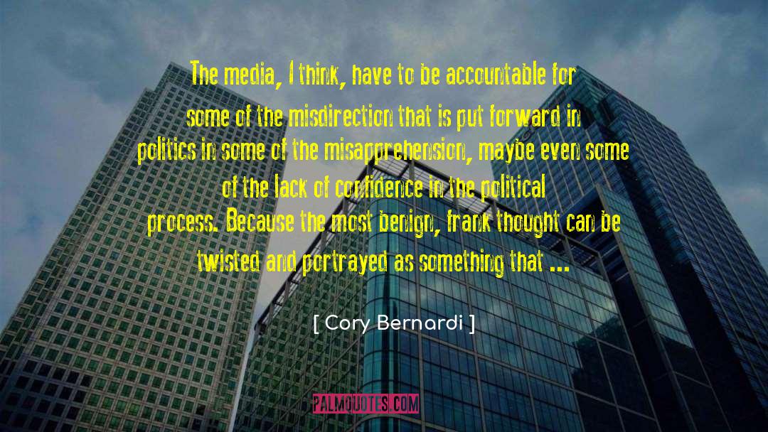 Cory Bernardi Quotes: The media, I think, have