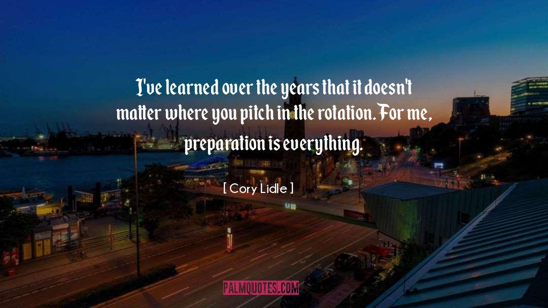 Cory Lidle Quotes: I've learned over the years