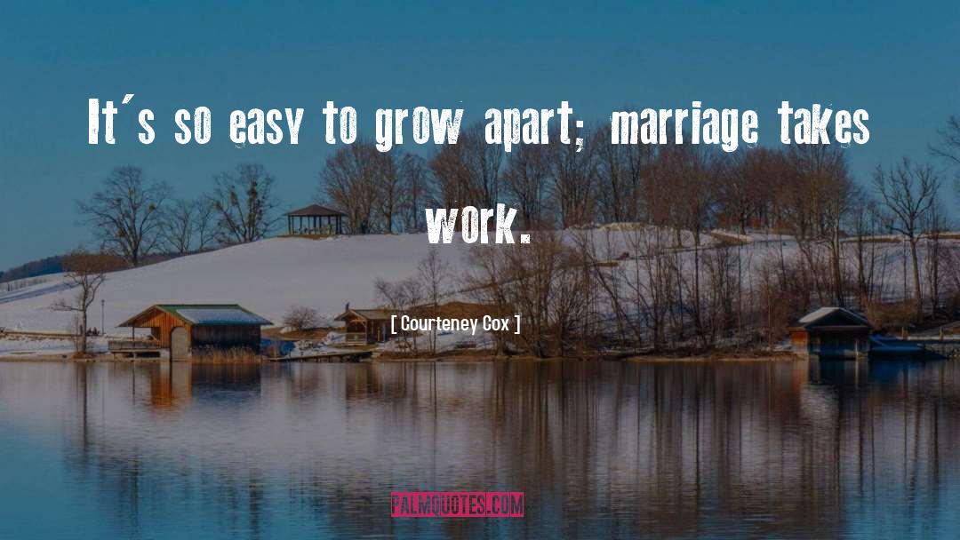 Courteney Cox Quotes: It's so easy to grow