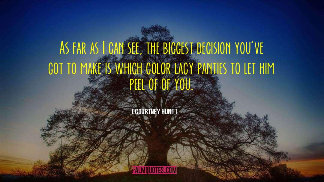 Courtney Hunt Quotes: As far as I can