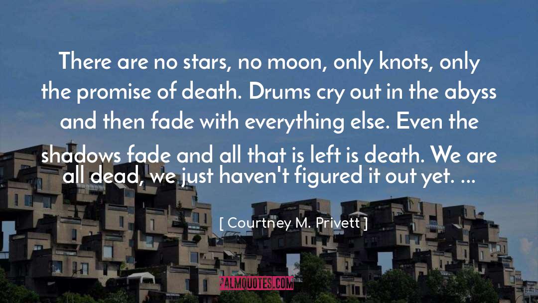 Courtney M. Privett Quotes: There are no stars, no