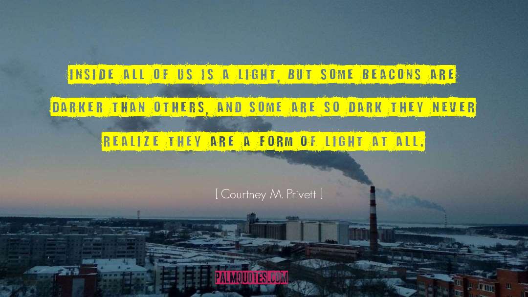 Courtney M. Privett Quotes: Inside all of us is