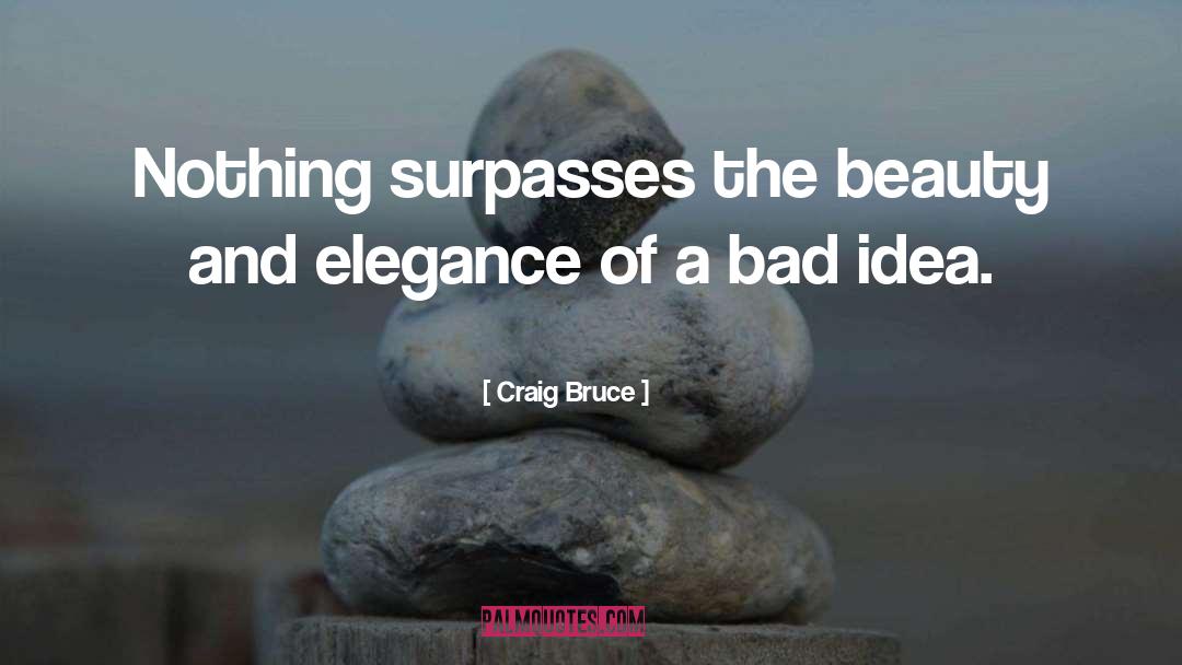 Craig Bruce Quotes: Nothing surpasses the beauty and