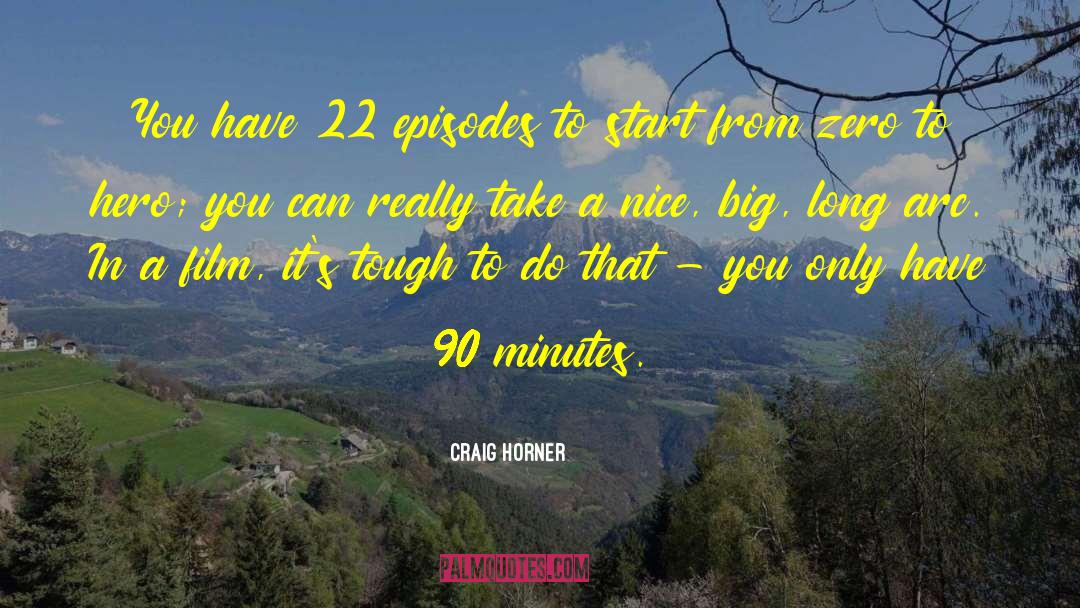 Craig Horner Quotes: You have 22 episodes to