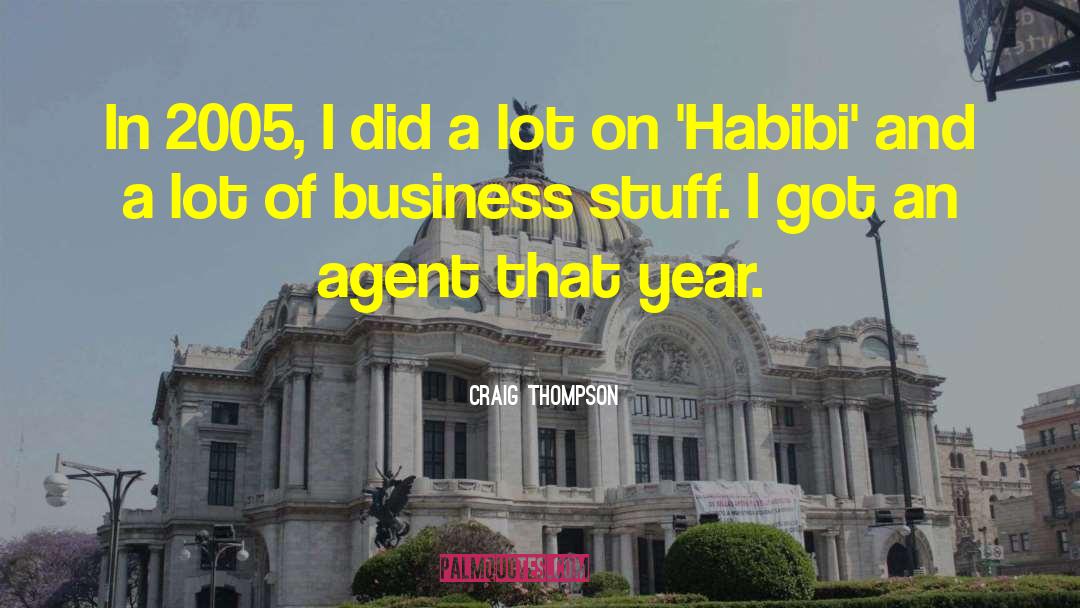Craig Thompson Quotes: In 2005, I did a