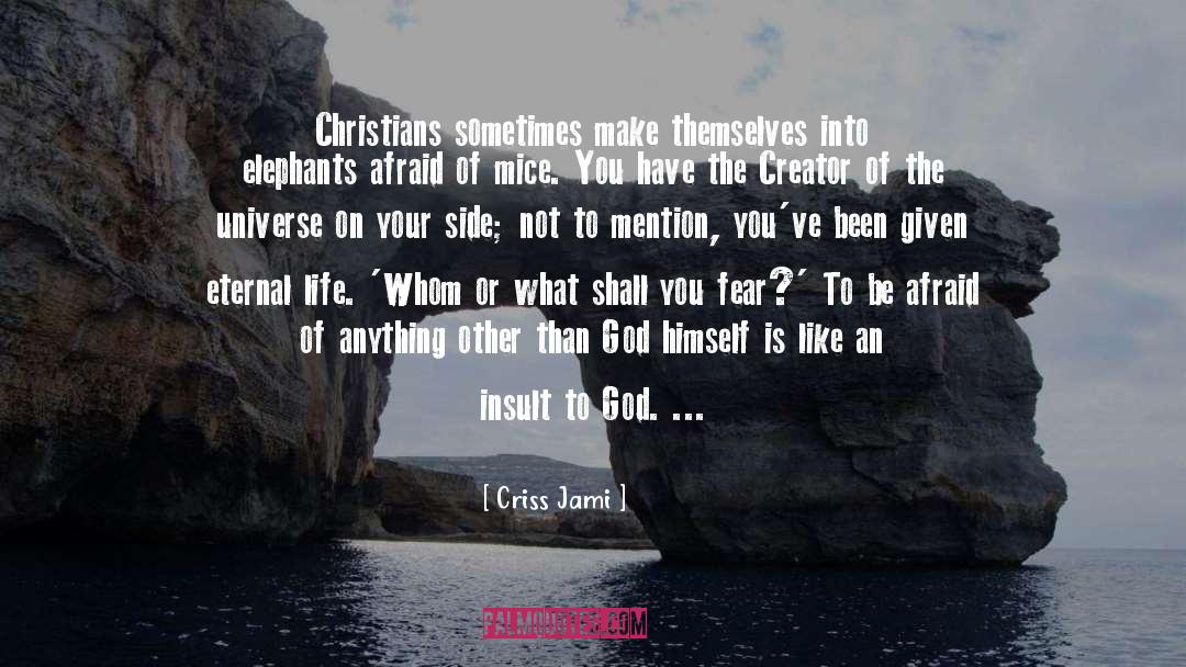 Criss Jami Quotes: Christians sometimes make themselves into