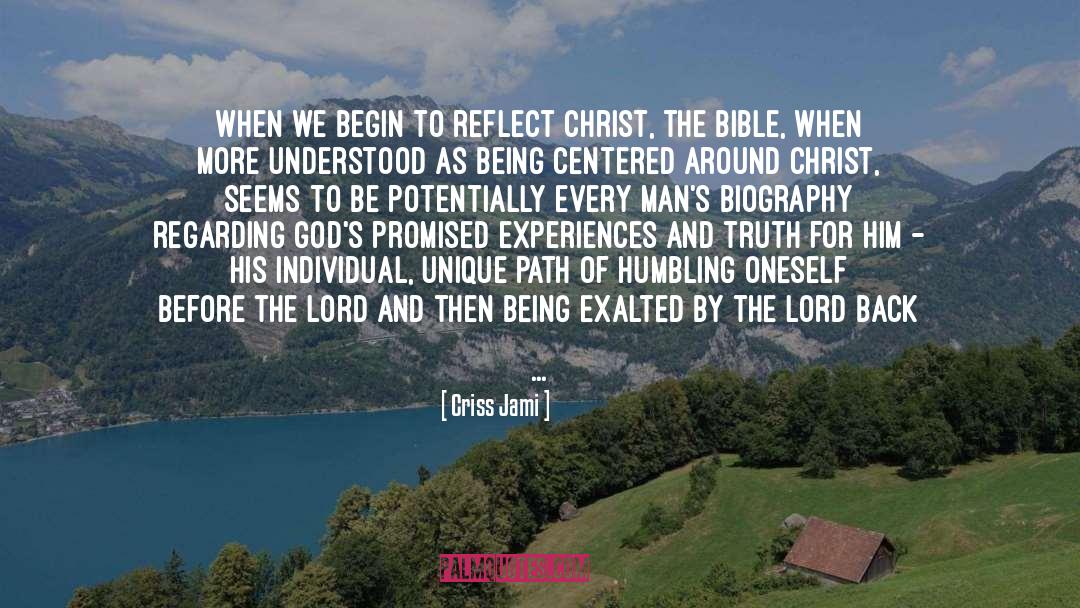 Criss Jami Quotes: When we begin to reflect