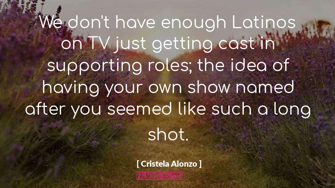 Cristela Alonzo Quotes: We don't have enough Latinos