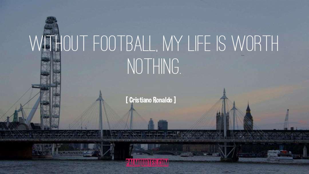 Cristiano Ronaldo Quotes: Without football, my life is