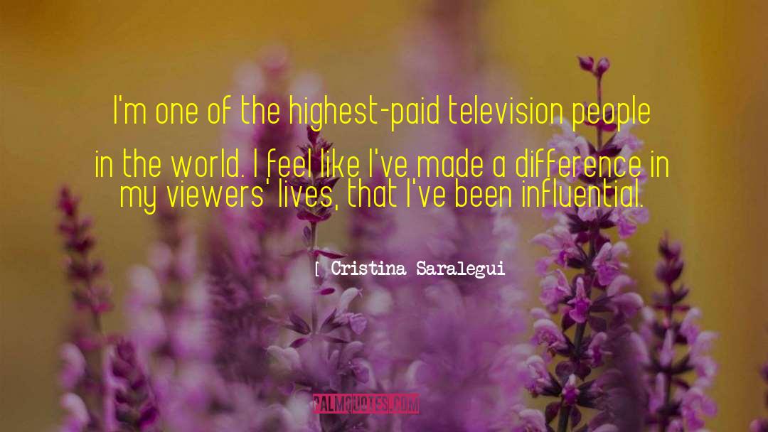 Cristina Saralegui Quotes: I'm one of the highest-paid