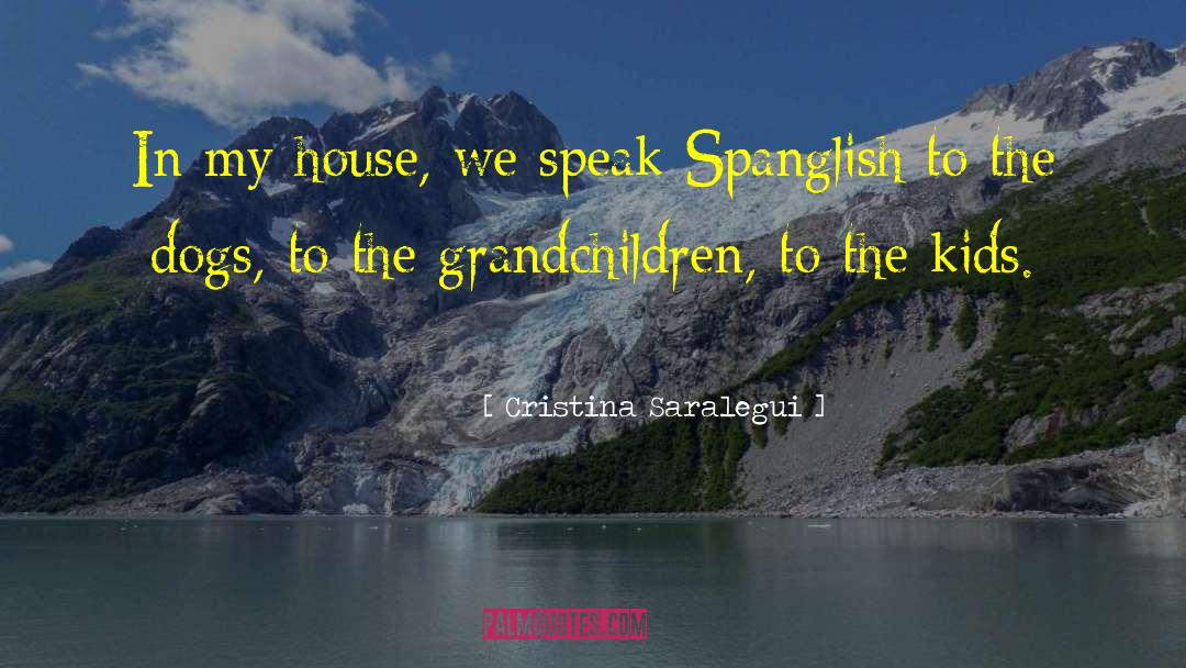 Cristina Saralegui Quotes: In my house, we speak