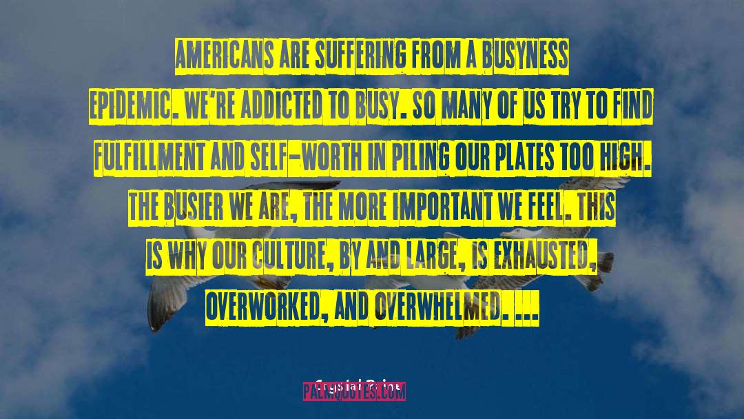 Crystal Paine Quotes: Americans are suffering from a