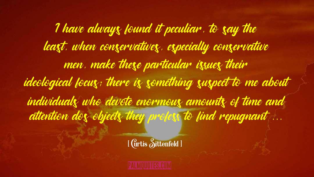 Curtis Sittenfeld Quotes: I have always found it