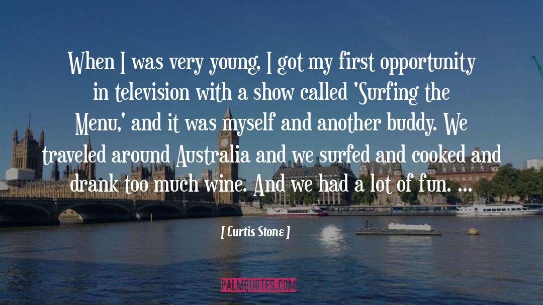 Curtis Stone Quotes: When I was very young,