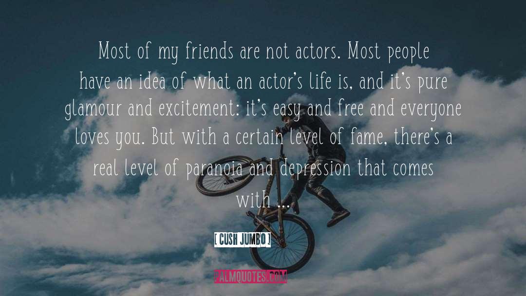 Cush Jumbo Quotes: Most of my friends are