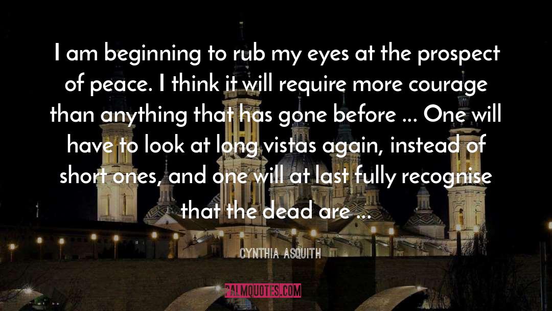 Cynthia Asquith Quotes: I am beginning to rub